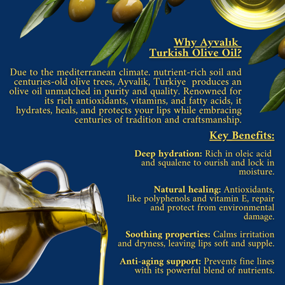 Aegean Olive Luxury Lip Balm- Turkish Honey